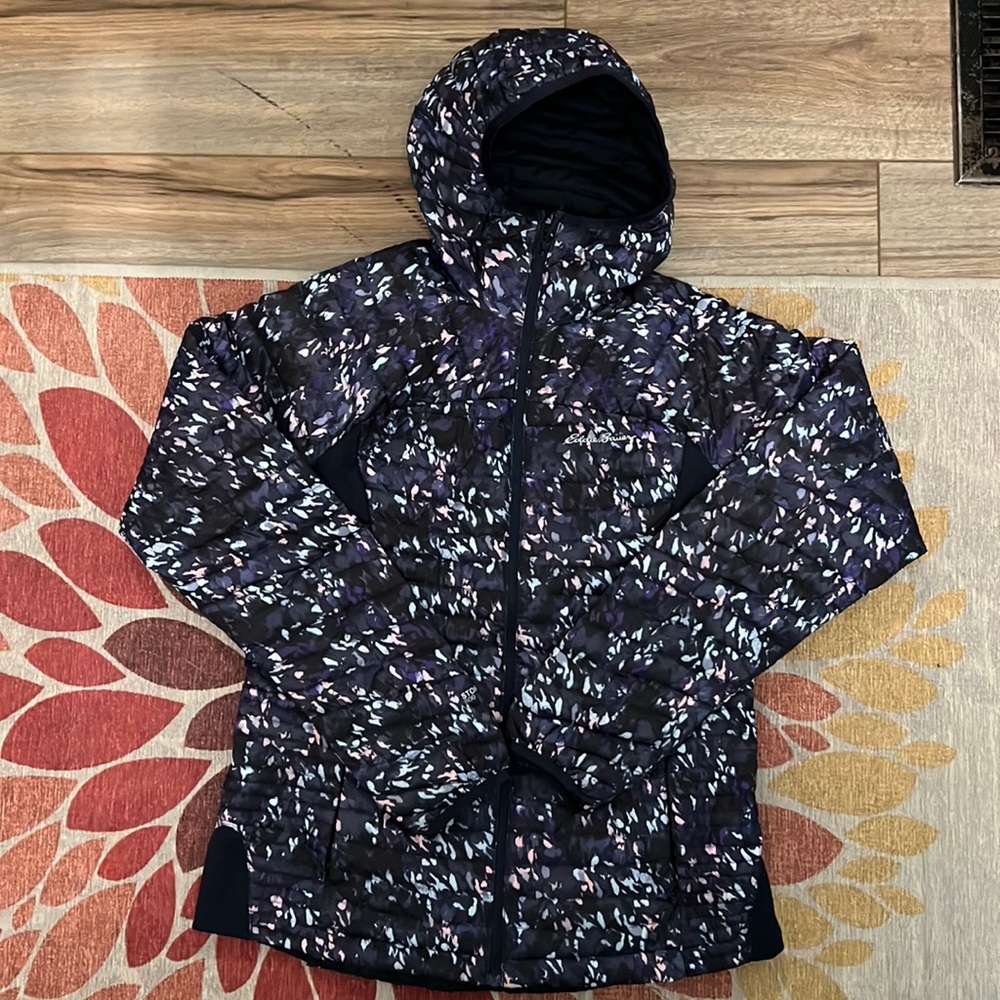 Eddie Bauer puffy.